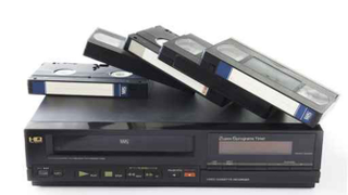 VCR’s are big honking things used big honking plastic cassettes full of magnetic tape, kids. That’s how we watched movies in the stone age of the 1980's. That’s what the brains were telling you to circulate in the old MST Credits.
